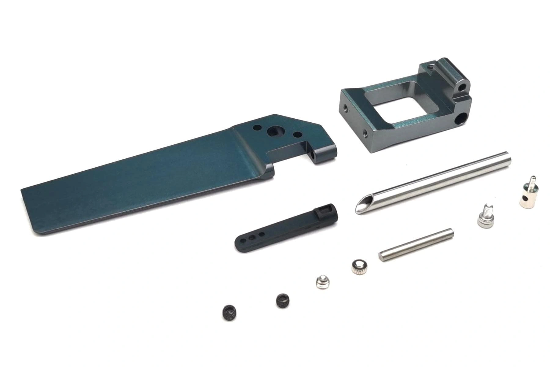 Bancroft Bullet V4: Aluminum Alloy Rudder Kit - Ultimate RC Boat Upgrade!